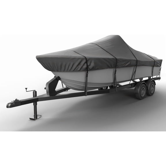 Seal Skin Covers Tri Hull Boat Cover, Waterproof UV Resistant, Fits Up to 15'L & 86" W