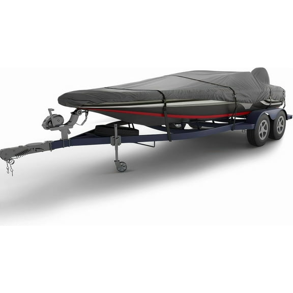 Seal Skin Waterproof Pro Bass Boat Cover, All Weather Protection, Fits Up to 17'-18.6' L & 80” W