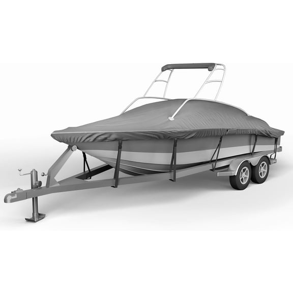 Seal Skin Covers Tower Boat Cover, Waterproof UV Resistant, Fits Up to 20'5" L & 96" W