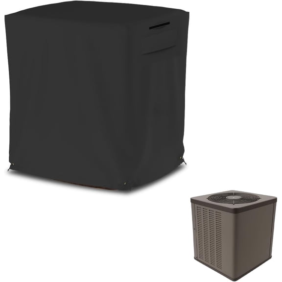 Seal Skin Waterproof Air Conditioner Cover - Heavy Duty Outdoor AC Protector (Black, 30"W x 30"D x 36"H)