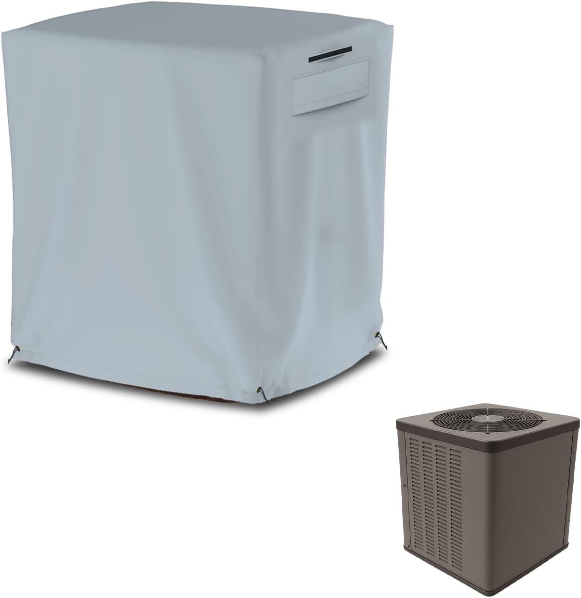 Seal Skin Waterproof Air Conditioner Cover - Heavy Duty Outdoor AC ...