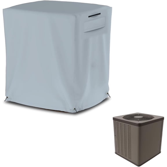 Seal Skin Waterproof Air Conditioner Cover - Heavy Duty Outdoor AC Protector (Gray, 36"W x 36"D x 39"H)