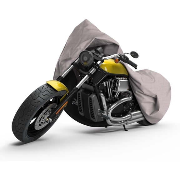Seal Skin Motorcycle Cover Waterproof Outdoor All Season Protection with Night Reflective(86"L x 40"W x 43"H)