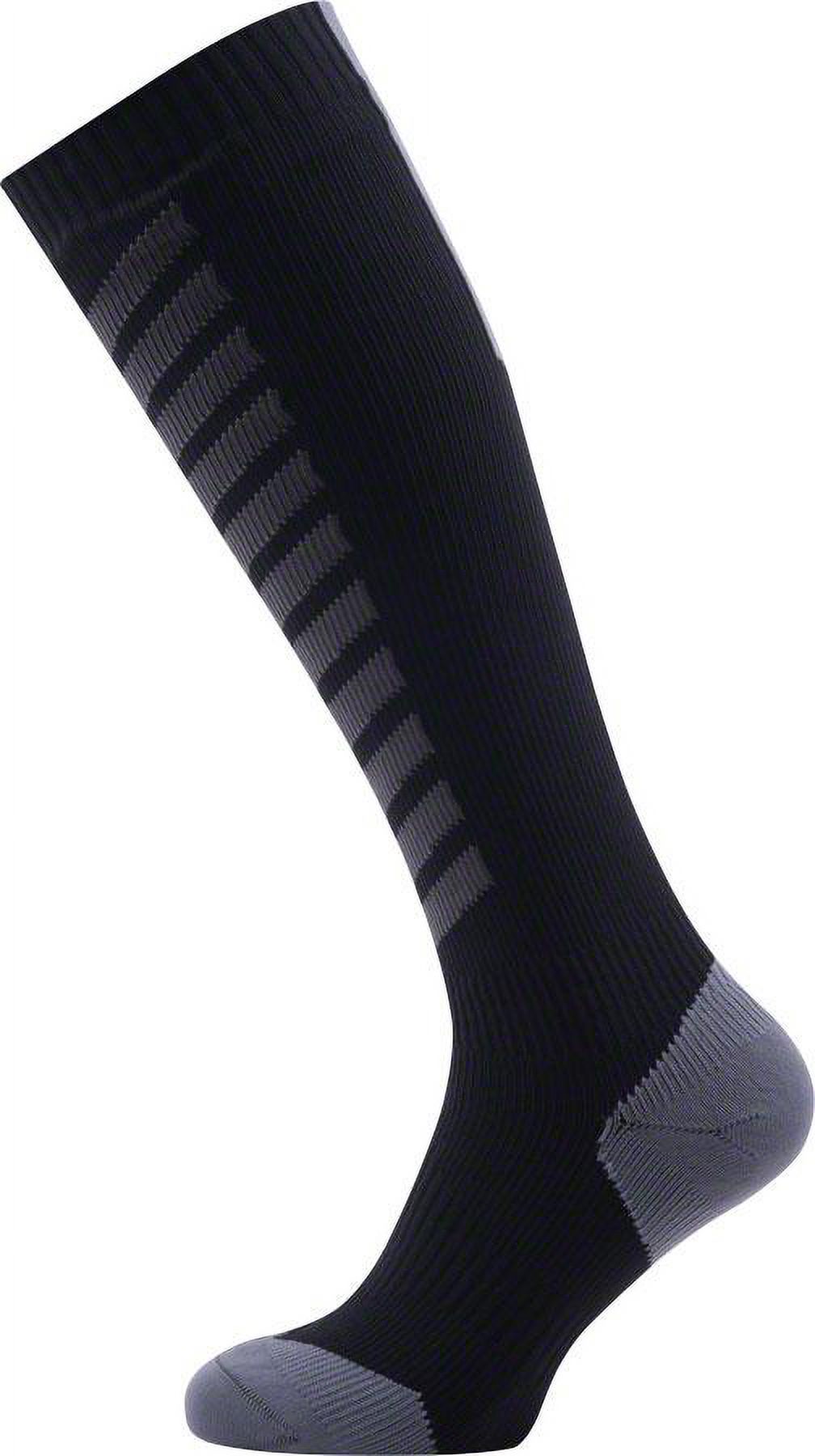 Seal Skinz Mid Knee Hydrostop Waterproof Sock Black, MD