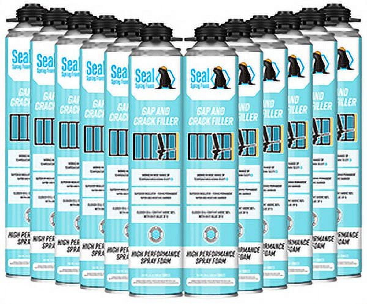 Seal Spray Foam Gaps And Cracks 23.4oz Gun Foam Case Of 12