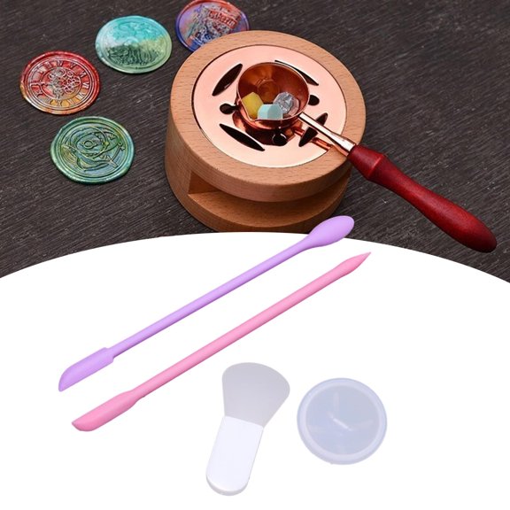 Seal Stamp Scraper Easy Cleaning Durable Flexible Silicone Cleaning Tool C