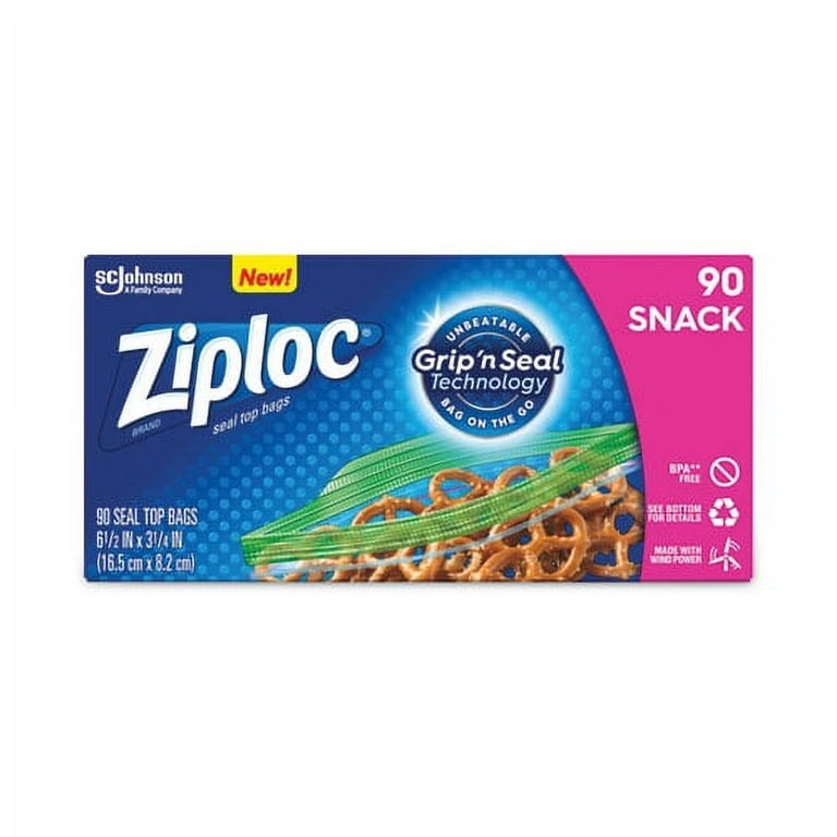 Seal Top Snack Bags, 10 oz, 6.5 Seal Top Snack Bags, 10 oz, 6.5