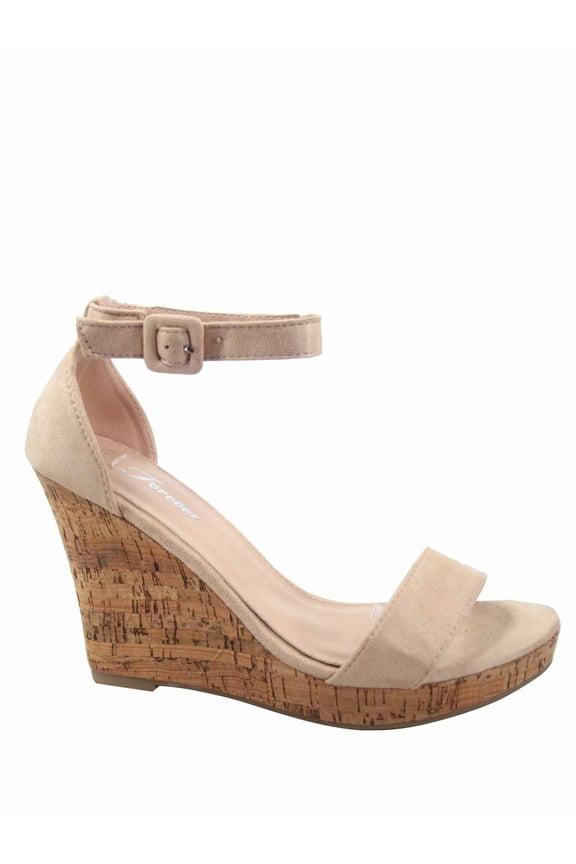 Seal Women's Fashion Ankle Buckle Strap Wedge Heel Platform Sandal Shoes