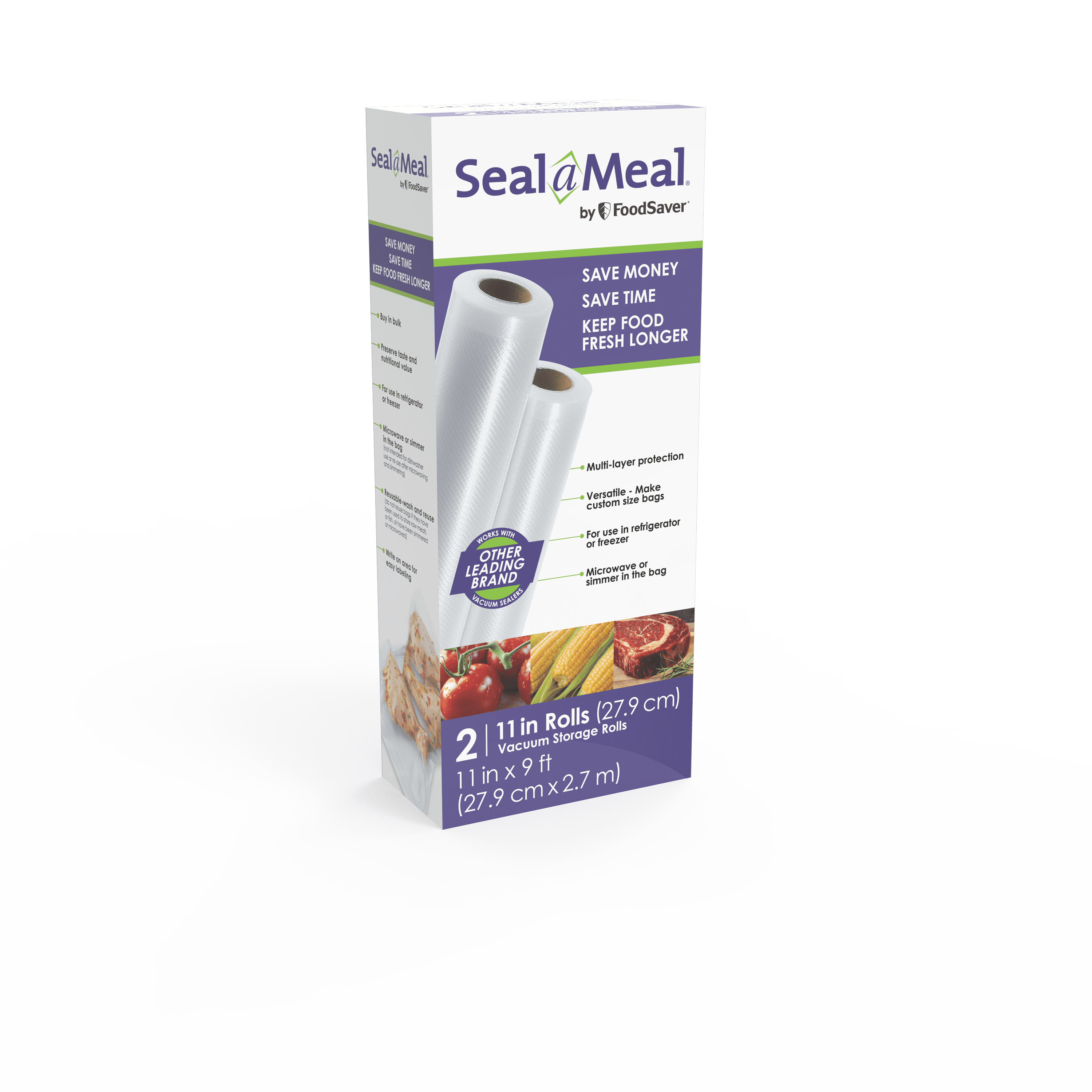 Seal-a-meal 11 x 9' Rolls - 2 ct