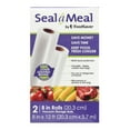 SealaMeal 8" x 12' Vacuum Seal Rolls for SealaMeal and FoodSaver Vacuum Sealers, 2 Pack