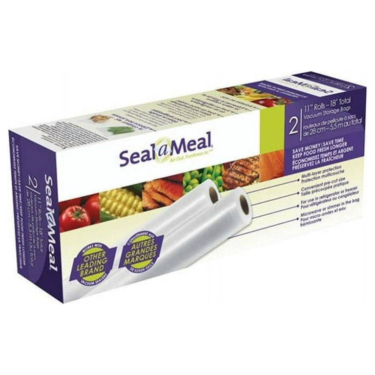 Seal A Meal - Bag Sealer Rolls, 9 '' x 11 ', Package of 2, Size: One Size