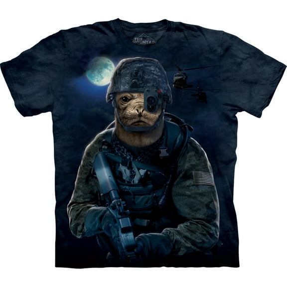 Seal in Combat Gear T-Shirt - Small