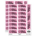 thumbnail image 1 of Seal of Approval Check Mark Checkmark Sticker Set - Light Pink - Gloss Finish - 2.00" Large, 1 of 7