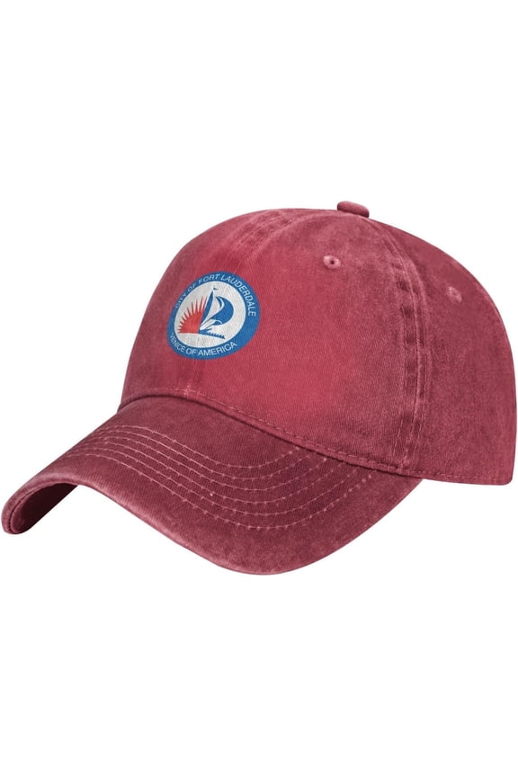 Seal of Fort Lauderdale, Florida Baseball Cap for Men Women Hats Adjustable Vintage Cowboy Hat Dad Hats