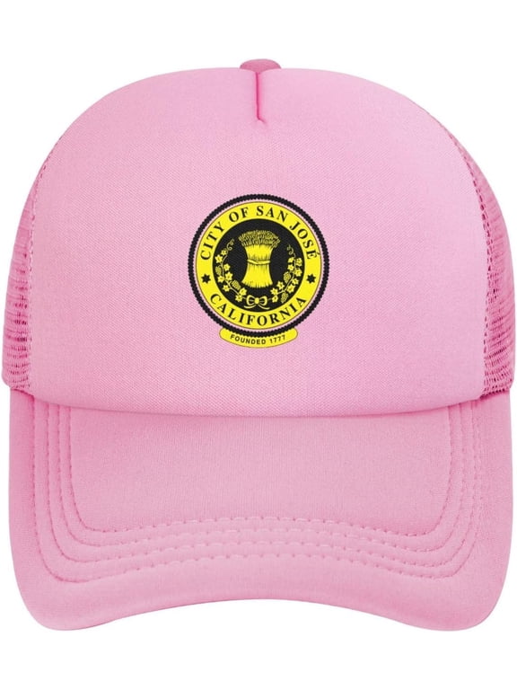 Seal of San Jos, California Baseball Cap for Men Women Snapback Adjustable Mesh Back Hat