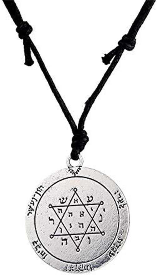 Seal of Solomon Pendant The Second Pentacle of Jupiter Runes Necklace ...