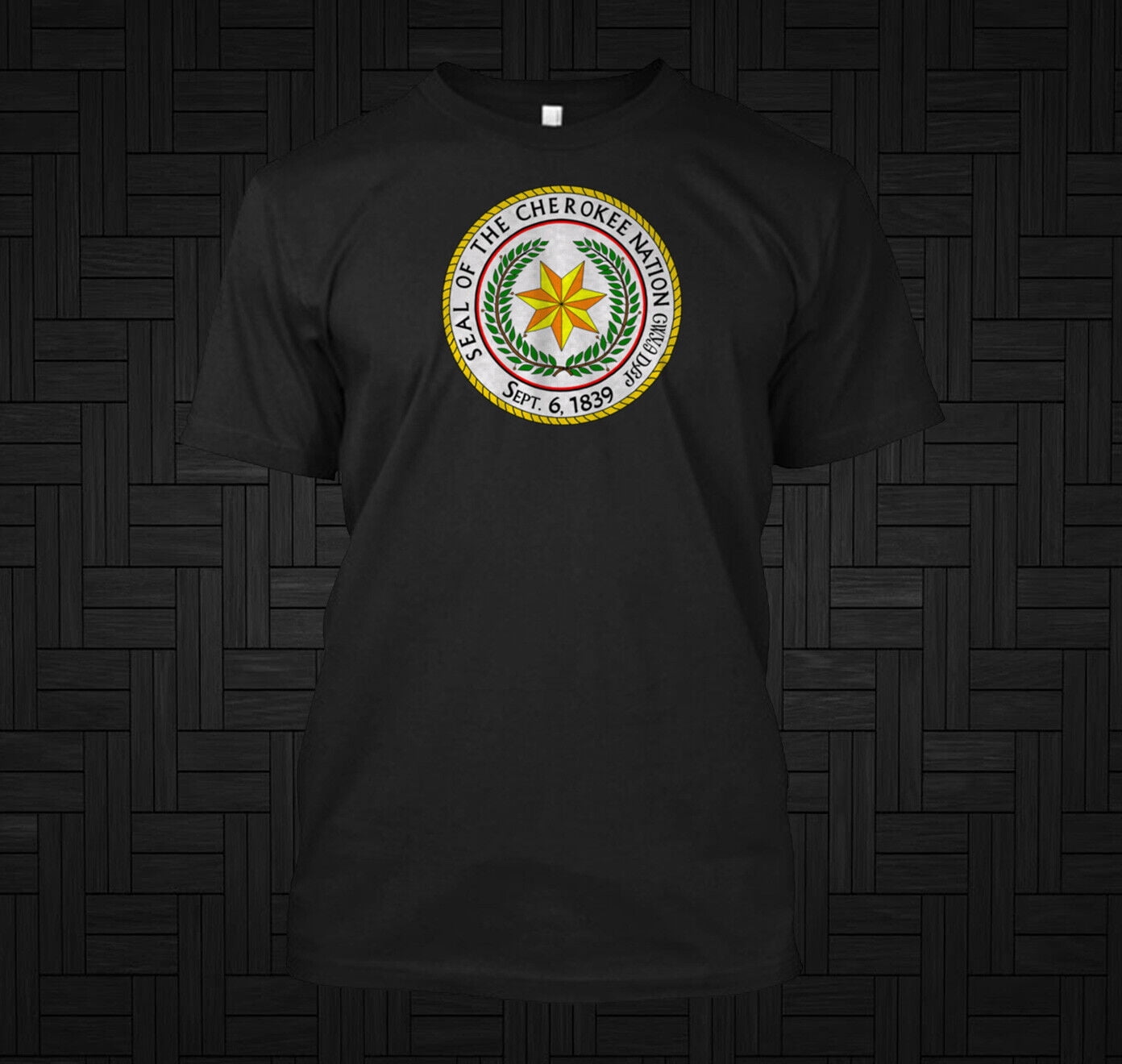 Seal of the Cherokee Nation Cherokee Native American Pride custom t