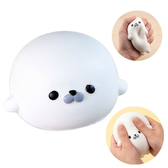 Seal soft Fidget Toys for Kids - Realistic Animal Stress Balls for Adults & Kids Fairly soft Sensory Squish Ball - Stress Relief Toy for Office