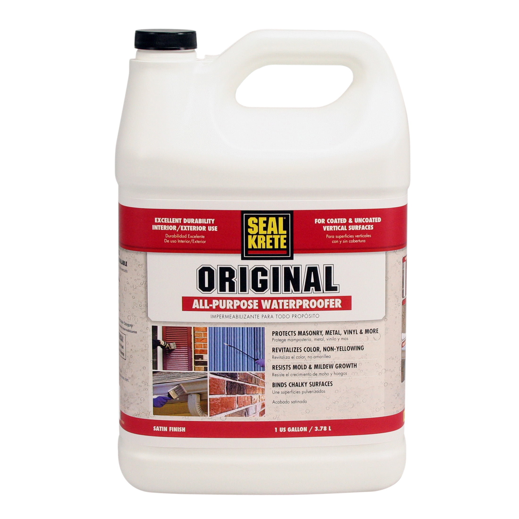 Seal-Krete 100001, Water Based, All-Purpose Waterproofer Industrial Sealant, 8.82 lb Gallon
