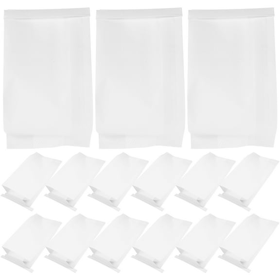 Sealable Paper Sandwich Bags Food Bags 25pcs Greaseproof Paper Bags 10X5inch for Bakery Cookies Candy Snacks French Fries