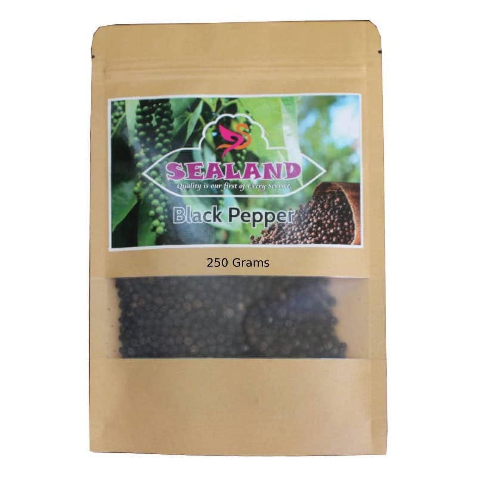 Sealand Black Pepper Whole Extra Bold Peppercorns 4.5Mm Export Quality
