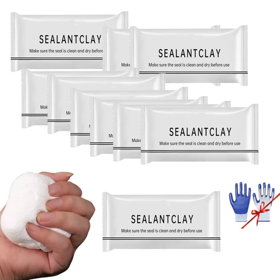Sealant Clay, Quick-Drying Moldable Putty, Waterproof and Flexible Formula, Ideal for Wall Hole and Gap Repair