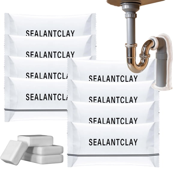 Sealant Clay, Waterproof Repair Putty Quick Drying Mastic for Wall Holes Drain Pipes Air Conditioner Gaps