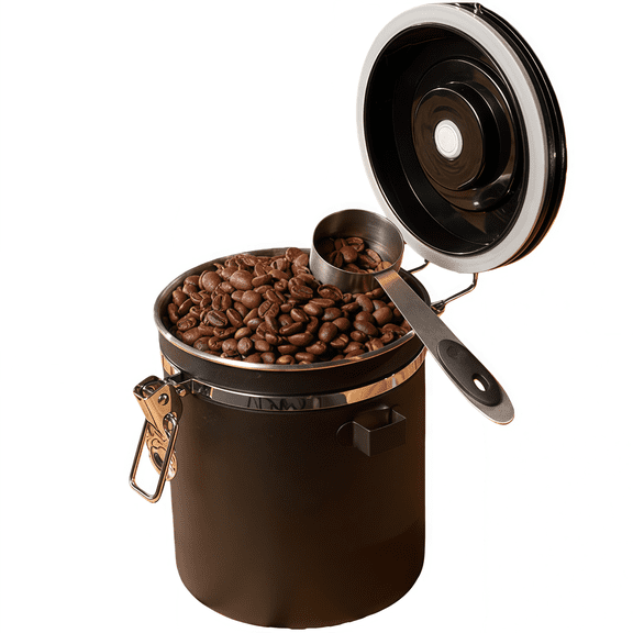Sealed 304 Stainless Steel Canister for Coffee and Tea with Freshness Lock