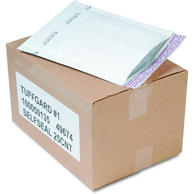 Sealed Air Jiffy Tuffgard SelfSeal Cushioned Mailer,1, Barrier Bubble