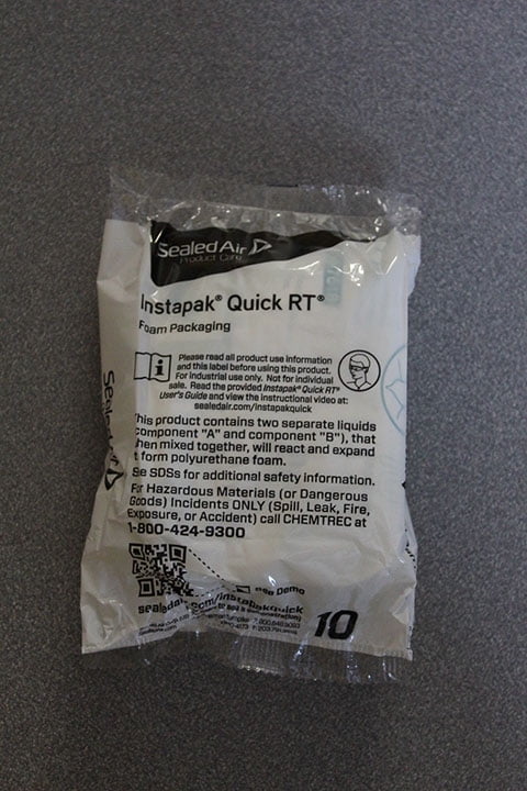 Instapak Quick Bags, Instapak QRT, Quick Room Temperature Bags, Foam in  Place Protective Packaging