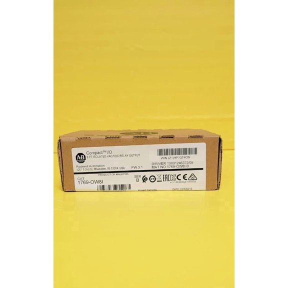 Sealed Allen Bradley 1769-OW8I Ser B CompactLogix Relay Output Module
