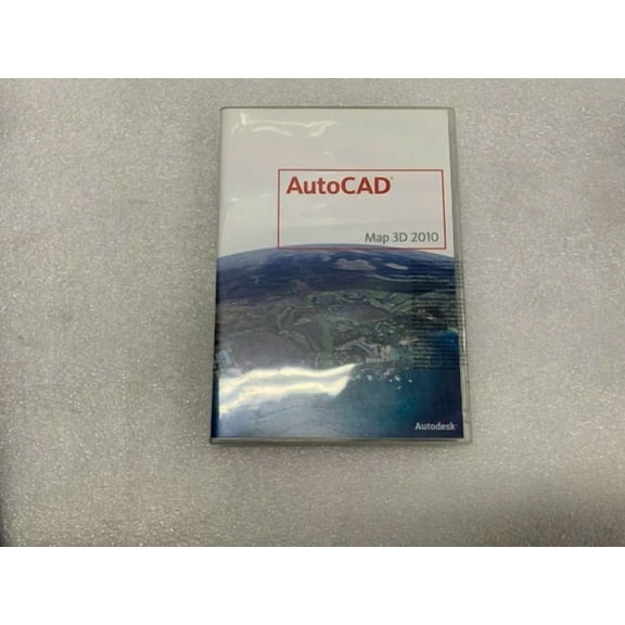 BUTTERFLY- Sealed Autodesk Autocad Map 3D 2010 French Language (Dvds Only). No Codes.