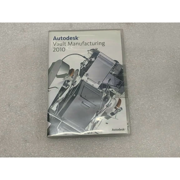 Sealed Autodesk Vault Manufacturing 2010 English Language Dvd Only (No Codes)