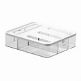 thumbnail image 1 of Sealed Bag Storage Box Food Bag Storage Box Multi-Purpose Traceless Fresh-Keeping Bag Storage Box (Transparent White), 1 of 10