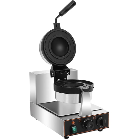 Sealed Burger Machine, 1200W Commercial Electric Burger Maker Machine, Stainless Steel Non-stick Waffle Press Machine with Time & Temperature Control for Home Kitchens Bakeries