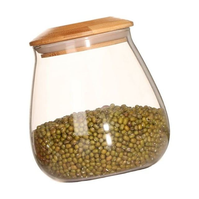 Sealed Canisters Glass Containers Glass Jar Tea Canister Mini Jar