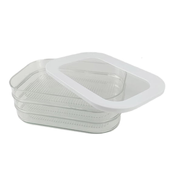 hejhncii Meat Fridge Storage Case Multifunctional Freshness Preserving Container for Salami Lunch Meats in Fridge