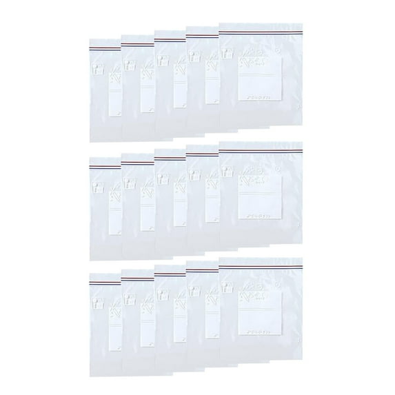 Sealed Food-Storage Bags Self-Standing Double-Zipper, Reusable Pe Fresh-Keepers for Freezer Pantry Travel, Bpa-Free Thick Pouches for Meat Produce Snacks, Set of 3 Sizes, A Box of Fresh-Keeping Bags
