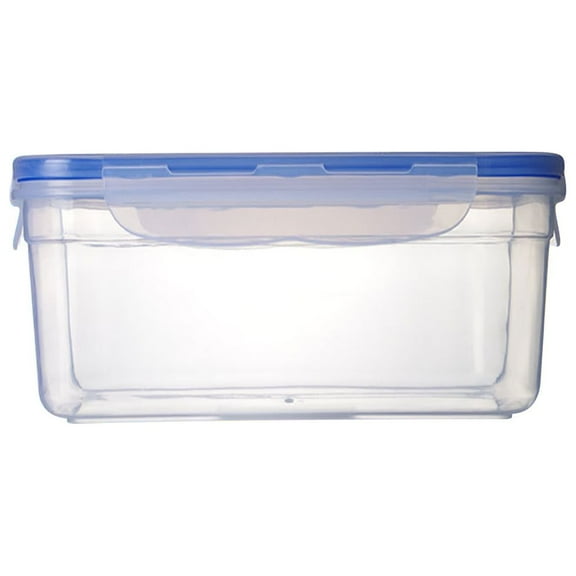 Sealed Food Storage Container,Transparent Kitchen Storage Box Fresh-keeping Box,Food Grade Plastic Bento Box,Rectangle Shape, Microwave and freezer safe,1100ML(17.5x13x7.5cm)