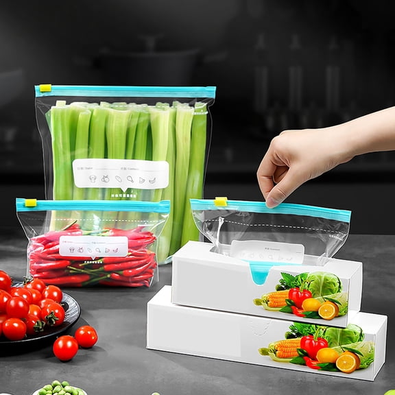 Sealed Fresh-Keeping Bag With Zipper Lock, Widened Thickened Storage For Refrigerator, Grains & Cereals, Food Storage Pouch