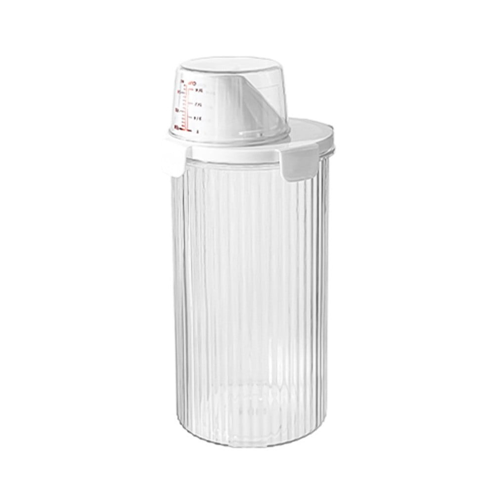 Sealed Laundry Detergent Dispenser With Graduated Transparent Storage ...