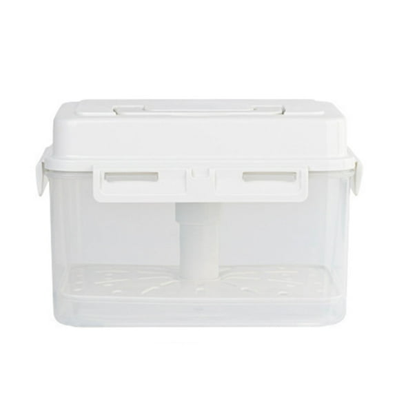 Sealed Pickle Container with Handle and Lid Leakproof Kimchi Fermentation Box Plastics Sauerkraut Holder Kitchenwares