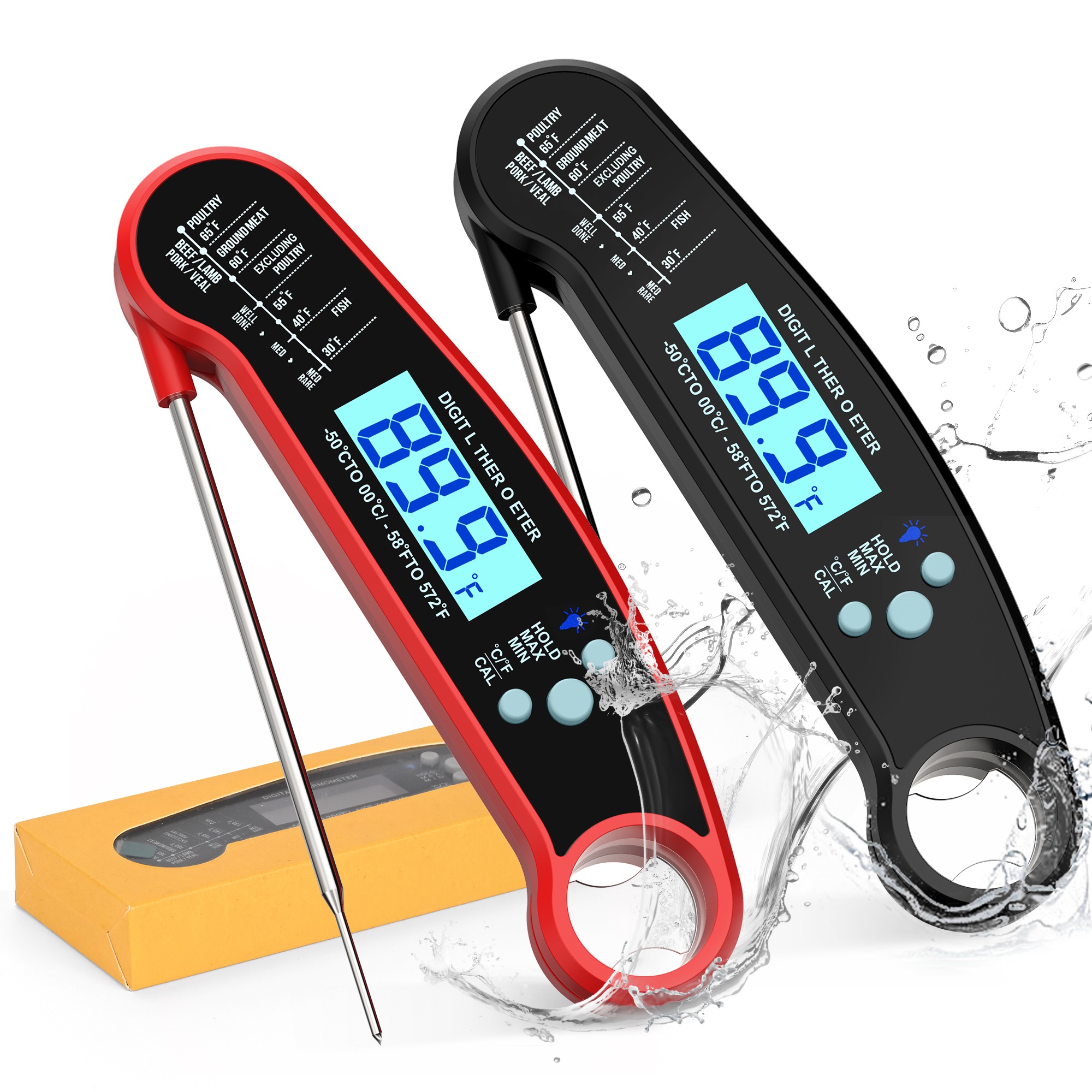 Sealegend Meat Thermometer for Grilling,Digital Food Thermometer