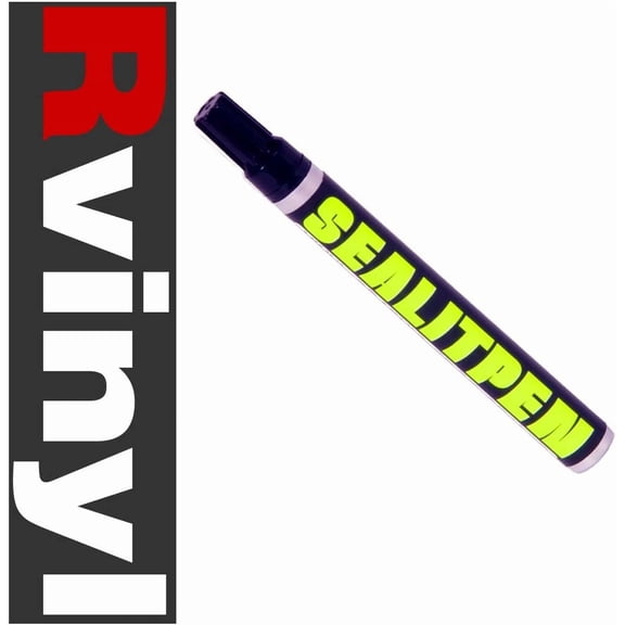 Sealer Application Pen in Black - Vehicle Graphic Prints, Vinyl Films, Decals and Sticker tector - Contains UV Blocker, Quick Drying - Edge Seal-It Pen