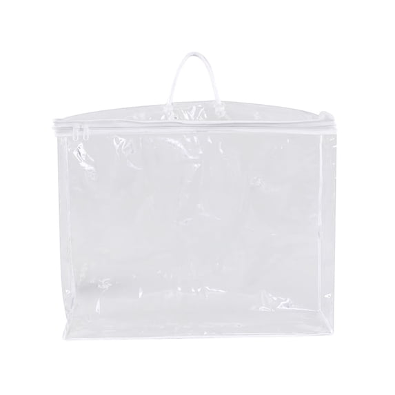 TACILIP Sealer Bags, PVC Transparent Packaging Bag PVC Home Textile Household Four Piece Set Bag PVC Storage Bag Transparent Curtain Packaging Bag, Organizer