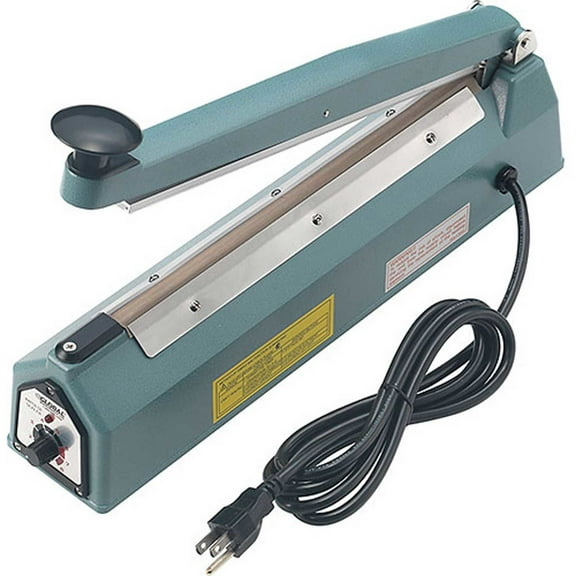 Global Industrial 12"" Hand Impulse Sealer 2mm Seal Width