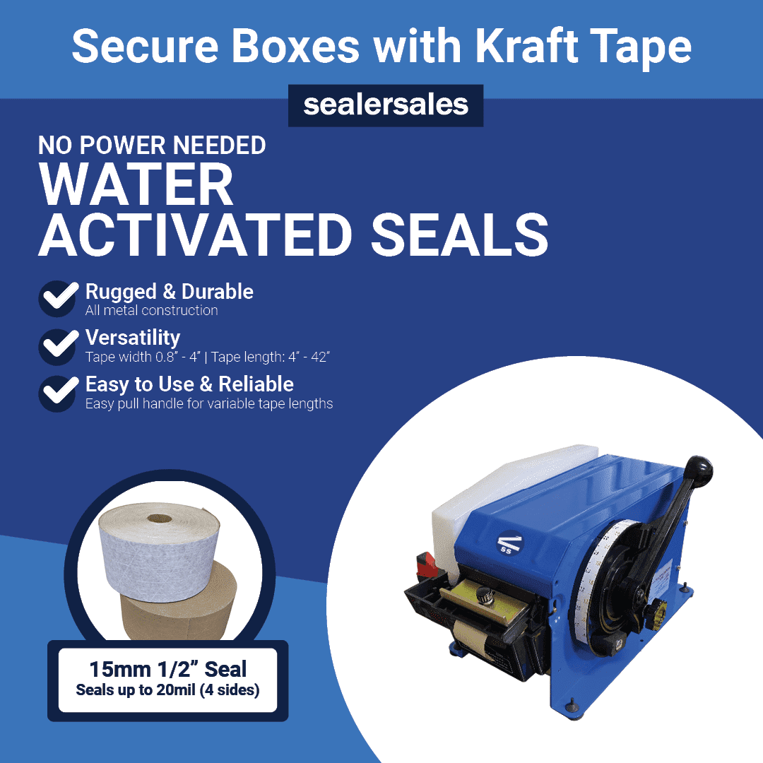 Sealer Sales Manual Gummed Tape Kraft Paper Tape Dispenser