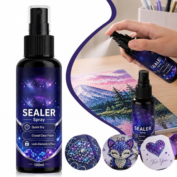 Sealer Spray for Furniture Protection - Gloss Finish Protective Coating for Crafts, Puzzles, DIY Projects