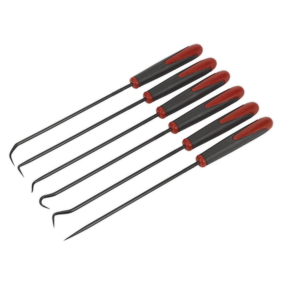 Sealey Ak5215 Pick And Hook Set 6Pc Extra-Long