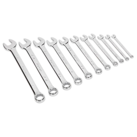 Sealey Ak630Af Combination Spanner Set 11Pc Imperial